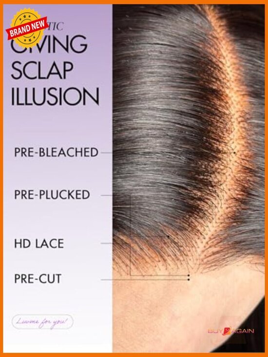 Short Bob Human Hair Wig Blunt Cut Glueless HD Lace Closure Wig Pre Plucked 10 main image 4